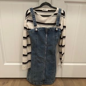 Girls denim jumper